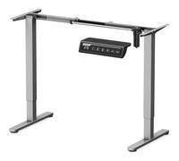 ErGear Bureau Assis Debout Électrique,Cadre Bureau Assis Debout avec 4 mémoires de contrôle jusqu'à 118cm, Cadre Seulement