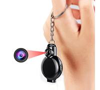 ERGEFSD Spy Camera 1080P Emmenez-Le avec Vous Caméra Enregistrement Mini Caméra,Petit Enregistrement en Un Clic Vidéo C,Rechargeable Portable Enregistrer avec Une Boucle Mini Caméra Espion-Noir 16 GB