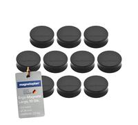 magnetoplan Aimant rond Ø 34 mm x H 12.5 mm noir 10 pc(s) 1665012