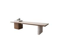 Ergo Bureau Table en Ardoise en Bois Massif, Grande Table pour Le Thé et la Réception, Convient également aux Meubles de Travail de Chef D'entreprise Bureau (220x80x75cm)