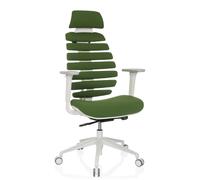 HJH Office Chaise de bureau Ergo Line W – Dossier ergonomique, appui-lordose, pivotante, Vert