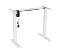 Bureau électrique Ergo Office ER-403W réglable en hauteur max 123cm, max - 70 kg, châssis sans plateau, blanc blanc
