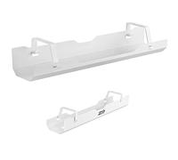 Ergo Office ER-431W Organisateur de câbles sous Le Bureau Montage sous Le Bureau Gestion des câbles Goulotte de câbles (Blanc)