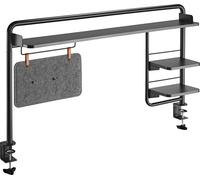 Ergo Office tablette de bureau, emboîtable, jusqu'à 20 kg, noir, ER-452