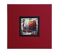 ERGO-PAUL igp4332 E1-80 CR10-40 x 40 x 1,5 Taxi, Paper/Eco Leather/Wood, Red, 40.0 x 40.0 x 1,5 cm