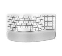 Ergo Series - Clavier - sans fil - 2.4 GHz, Bluetooth LE - QWERTZ - Allemand - blanc cassé