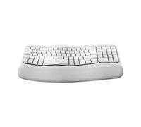 Ergo Series Wave Keys for Mac - Clavier - sans fil - Bluetooth LE - QWERTZ - Allemand - blanc cassé