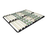 ERGO Sommier à lattes ergonomique avec plots de soutien 160X200 cm Noir G