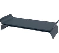 Ergo - Support Pour Écran De Pc Ajustable, 2 Hauteurs Au Choix, Rehausseur D'Écran De Pc Pour Bureau, Gamme Ergo, Coloris Gris Foncé / Blanc, 65040089