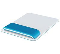Ergo Wow Tapis de Souris avec Réglable Repos des Poignets, Bleu/Blanc - 65170036