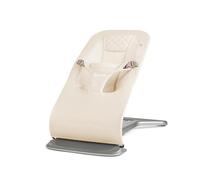 Ergobaby 3-in-1 Evolve Bouncer Mesh, transat ergonomique pour les nouveau-nés de la naissance aux tout-petits, balançoire respirante avec insert pour nouveau-né (2,5 kg - 13,2 kg), Cream