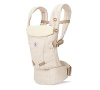 Ergobaby Adapt Porte-Bébé pour nouveau-nés dès la naissance, porte-bébé en lin ergonomique 3 positions pour portage ventral et dorsal, Natural Linen