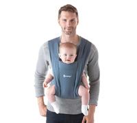 Ergobaby Embrace Cozy Newborn Baby Wrap Carrier Travel Bed BCEMAOXBLU