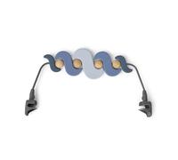 Ergobaby Evolve Bouncer Arche de jeu, accessoire pour le transat 3 en 1 d'Ergobaby pour nouveau-nés dès la naissance, Serene Swells