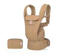Ergobaby Omni Deluxe Porte-bébé tout-en-un pour les nouveau-nés dès la naissance jusqu'à 20kg, porte-bébé ergonomique en coton 4 positions, dorsal, porte-bébé de voyage, Camel