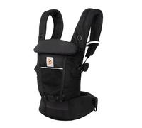 Ergobaby Porte-Bébé Adapt pour nouveau-nés, dès la naissance, porte-bébé ergonomique 3 positions en Mesh SoftFlex pour portage ventral et dorsal, Onyx Black