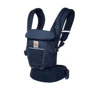 Ergobaby Porte-Bébé Adapt pour nouveau-nés, dès la naissance, porte-bébé ergonomique 3 positions en Mesh SoftFlex pour portage ventral et dorsal, Midnight Blue