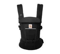 Ergobaby Porte-bébé Adapt pour Nouveau-nés et Bambins 0 à 48 Mois | Porte-bébé 3 Positions en Maille Respirante avec Soutien Ergonomique - 3,2 à 20,4 kg, Onyx Black