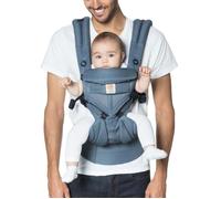 Ergobaby Porte-Bebe Ergonomique Et Physiologique Pour Nouveau Né, Omni 360 Cool Air Dorsale Et Ventral, Oxfored Blue BLE PORTE BEBE