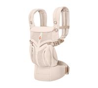 Ergobaby Porte-bébé Omni Classic pour Nouveau-nés et Bambins 0 à 48 Mois | Porte-bébé 4 Positions en Maille Respirante avec Soutien Ergonomique - 3,2 à 20,4 kg, Natural Beige