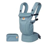 Ergobaby Porte-Bébé Omni Dream pour nouveau-nés, de la naissance à 20,4 kg, porte-bébé ergonomique 4 positions en Coton SoftTouch pour portage ventral, sur le côté et dans le dos, Slate Blue