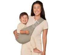 Ergobaby Upsie Sling Porte-hanches ergonomique pour bébés et tout-petits à partir de 6 mois (7,7 à 20,4 kg), commutation spontanée entre la marche et le transport, olive douce