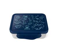 ergobag Boîtes à goûter en acier inoxydables Set de 2 avec boîte à goûter en acier inoxydable et couvercle en silicone, sans BPA, passe au lave-vaisselle