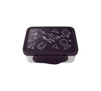 ergobag Boîtes à goûter en acier inoxydables Set de 2 avec boîte à goûter en acier inoxydable et couvercle en silicone, sans BPA, passe au lave-vaisselle