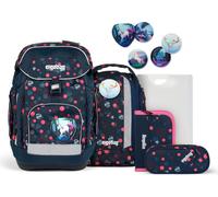 ergobag cartable Reflex Glow-Edition Maxi-Set 6 pièces PhantBärsiewelt bleu foncé