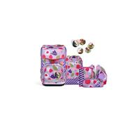 ergobag Cubo Light Lumi-Edition Schoolbag Set 6-teilig BlütenzauBär