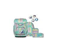 ergobag cubo Light Set Cartable Ergonomique, Ultra léger, Ensemble 5 pièces, 860 g Magic BubbleBear - Menthe