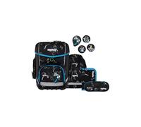 ergobag cubo Set Cartable Scolaire Ergonomique Classique, 5 pièces, pour la première Classe de l'école Primaire
