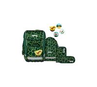 ergobag Cubo Ensemble Sac à Dos d'écolier Ergonomique Classique 5 pièces 1ère Classe Primaire pour Filles et garçons, Bärrex - Vert, Taille Unique, Ensemble Cartable