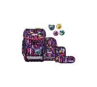 ergobag cubo Set Cartable Scolaire Ergonomique Classique, 5 pièces, pour la première Classe de l'école Primaire