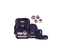 ergobag cubo Set Cartable Scolaire Ergonomique Classique, 5 pièces, pour la première Classe de l'école Primaire