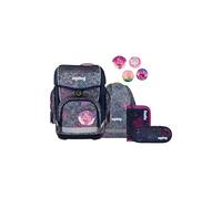 ergobag cubo Set Cartable Scolaire Ergonomique Classique, 5 pièces, pour la première Classe de l'école Primaire