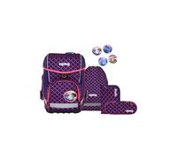 ergobag cubo Set Cartable Scolaire Ergonomique Classique, 5 pièces, pour la première Classe de l'école Primaire