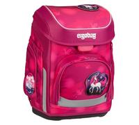ergobag cubo Set Cartable Scolaire Ergonomique Classique, 5 pièces, pour la première Classe de l'école Primaire Bearicorn - Framboise
