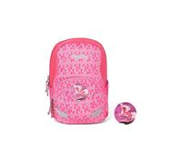 ergobag Ease Grand sac à dos de loisirs avec sangle de poitrine, sac à dos de maternelle, sac à dos de randonnée, 10 litres, 370 g, Bäronika - Rose, Taille unique, Décontracté