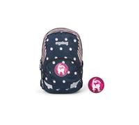ergobag Ease Grand sac à dos de loisirs avec sangle de poitrine, sac à dos de maternelle, sac à dos de randonnée, 10 litres, 370 g, Bärbel - Bleu, Taille unique, Décontracté