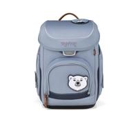 ergobag Ensemble cartable Cubo, Lesbär - Bleu, Taille unique | Cartable ergonomique classique 5 pièces pour le 1er cole primaire