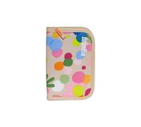 ergobag Étui à Crayon Set de 22 pièces, Crayons de Couleur Lyra, Compartiment pour Emploi du Temps, Compartiment pour Monnaie, règle FlowBear World - Beige