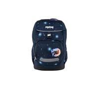 ergobag Flex Cartable pour Enfants, Flexible, Ergonomique, léger, 23 litres, pour Filles et garçons AtmosBear - Bleu Foncé