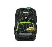 ergobag Flex Cartable pour Enfants, Flexible, Ergonomique, léger, 23 litres, pour Filles et garçons CyBear Race - Black