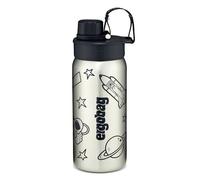 ergobag Gourde en acier inoxydable gourde en acier inoxydable avec différents motifs pour enfants, 500 ml, sans BPA, étanche, facile à nettoyer