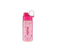 ergobag Gourde sans BPA 550 ml, anti-fuite et passe au lave-vaisselle, motif cœurs, rose