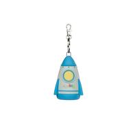 ergobag Hangies Accessoire pour cartable - Porte-clés pour enfants, garçons et filles, Rocket - Noir, Taille unique, Hangies