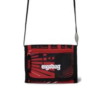 ergobag Mini porte-monnaie avec compartiment pour la monnaie, fenêtre de visualisation pour filles et garçons, Alarme d'ours - Rouge, taille unique
