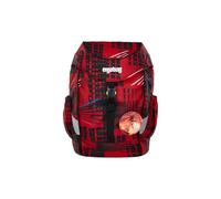 ergobag Mini sac à dos ergonomique pour enfant - Format A4-10 l - Pour garçons et filles, Alarme - Rouge, Taille unique, Décontracté