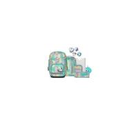 ergobag Pack Set Bundle AW25/26, Sac à Dos Scolaire Ergonomique Flexible, 7 pièces, pour la première e l'école Primaire Magic BubbleBear - Menthe
